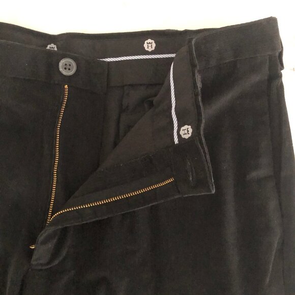 Haggar Premium Stretch Corduroy Classic Fit Straight Leg Pants Black 36x30 NWT - Picture 6 of 16